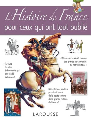 cover image of L'Histoire de France pour ceux qui ont tout oublié